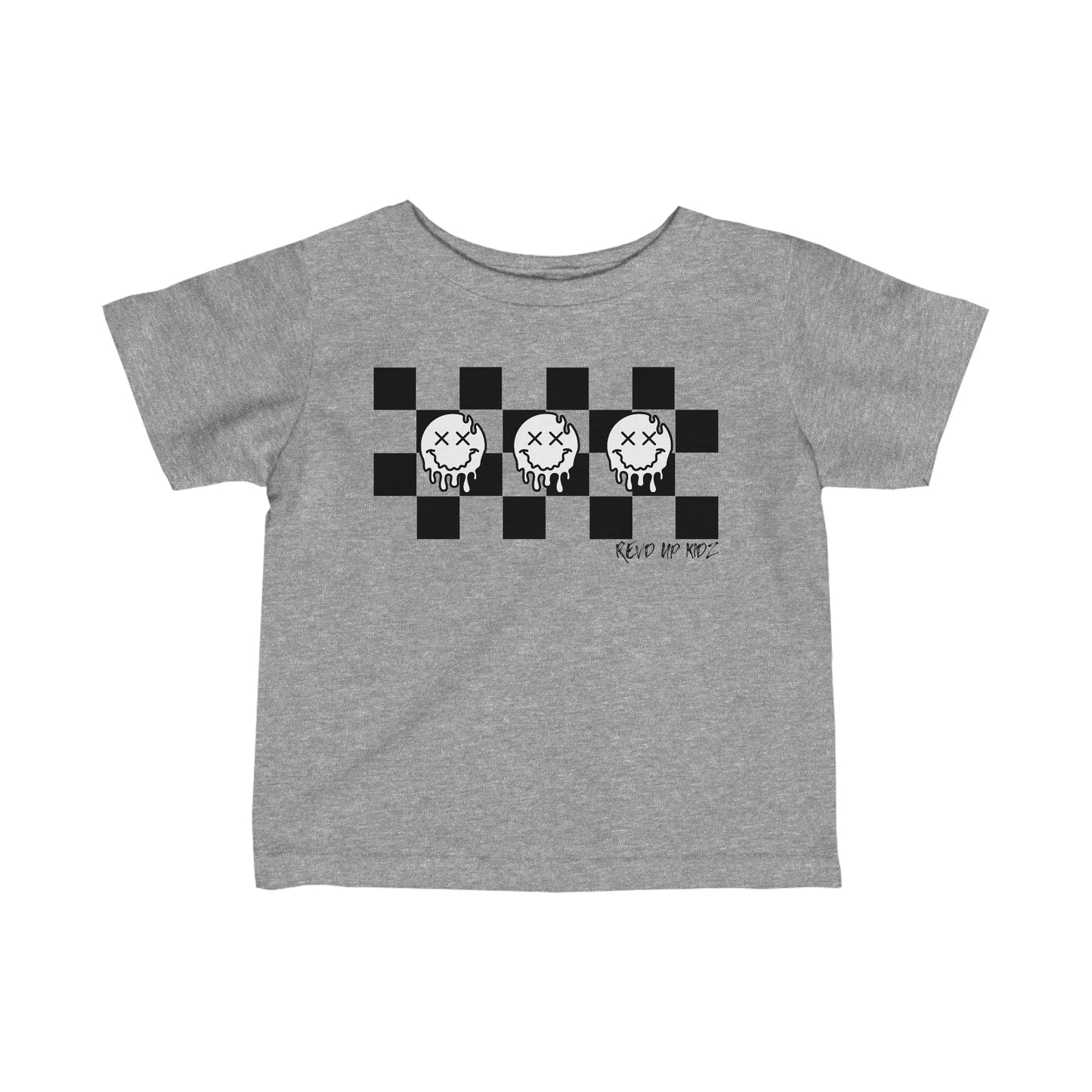 Checkered Smiley's- Infant T-Shirt
