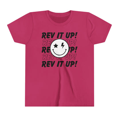 Rev It Up Smiley -Youth T-Shirt