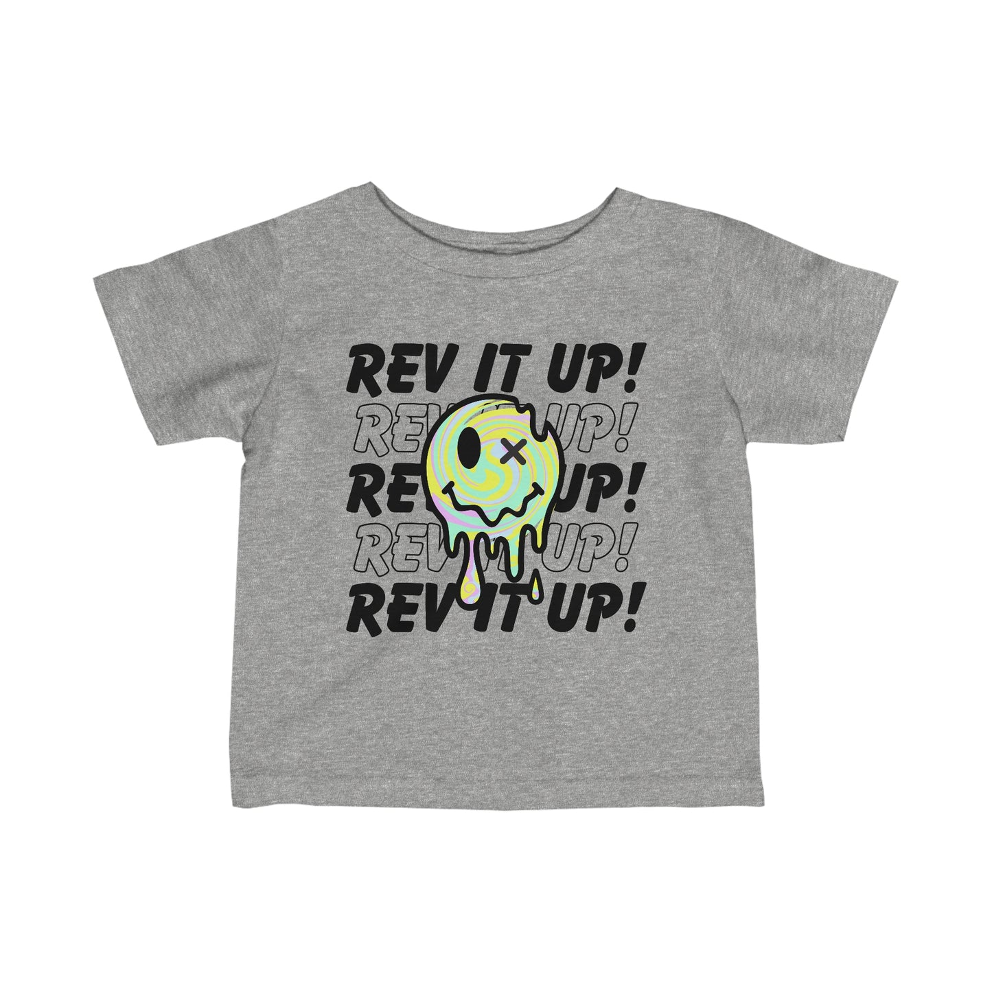 Rev It Up Retro Smiley - Infant T-Shirt