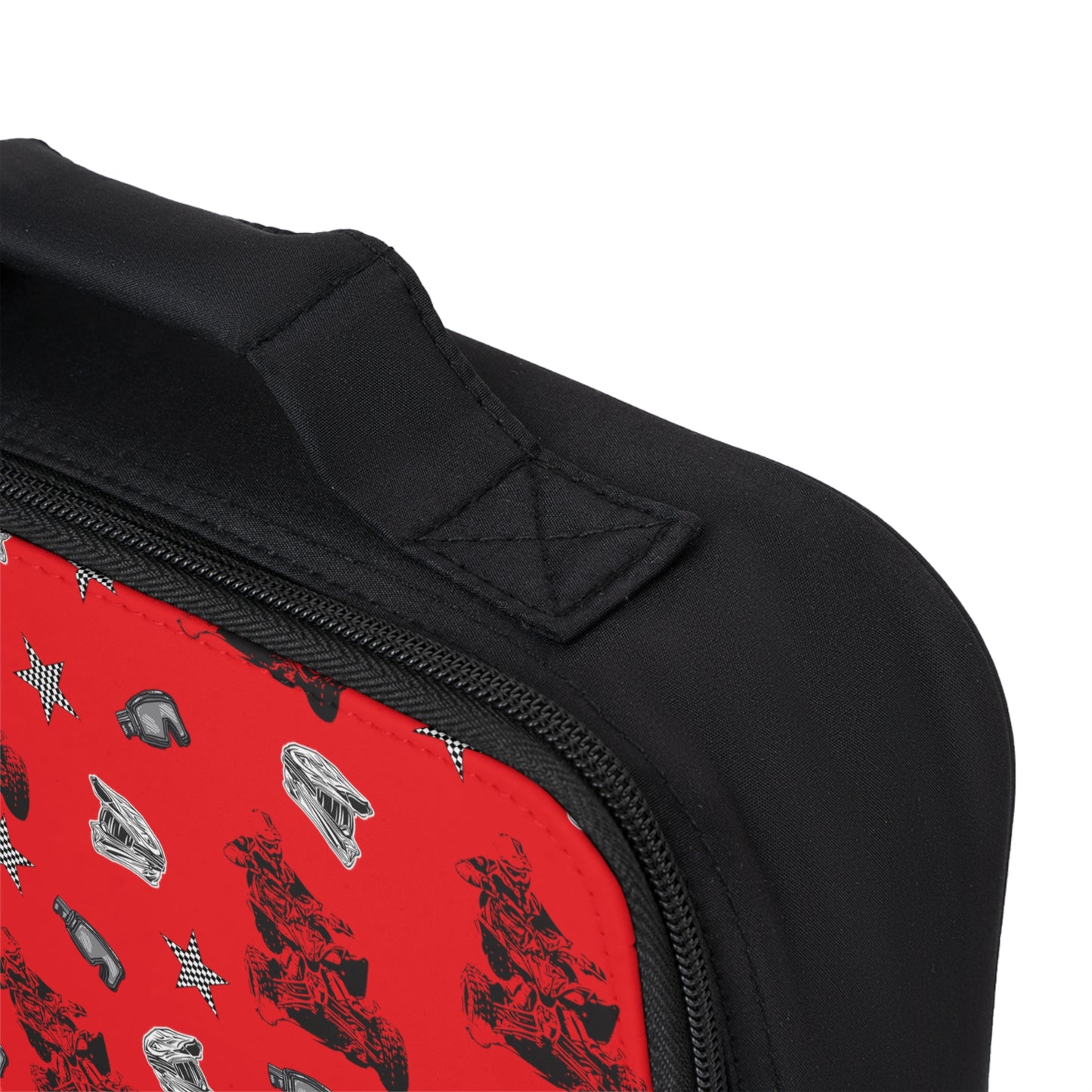 Quad Racing - Lunch Bag Red
