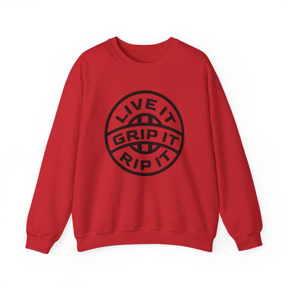 Live It Grip It Rip It- Adult Crewneck Sweatshirt