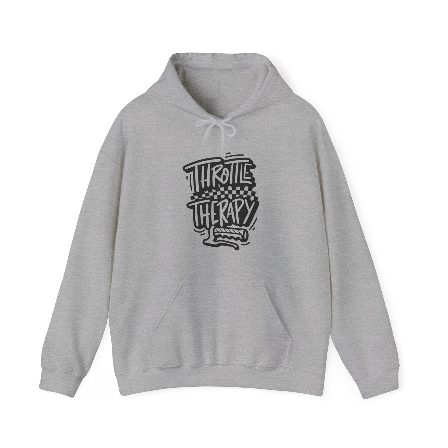 Throttle Therapy- Adult Hooded Sweatshirt