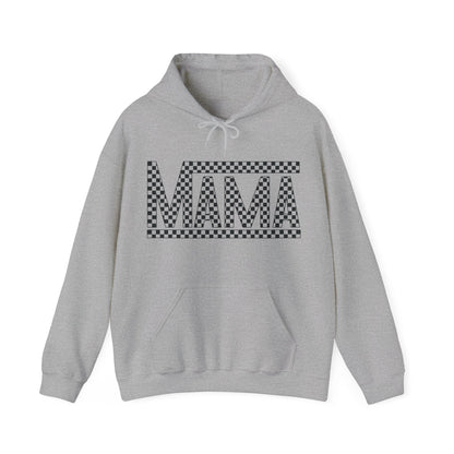 Checkered Mama- Adult Hooded Sweatshirt