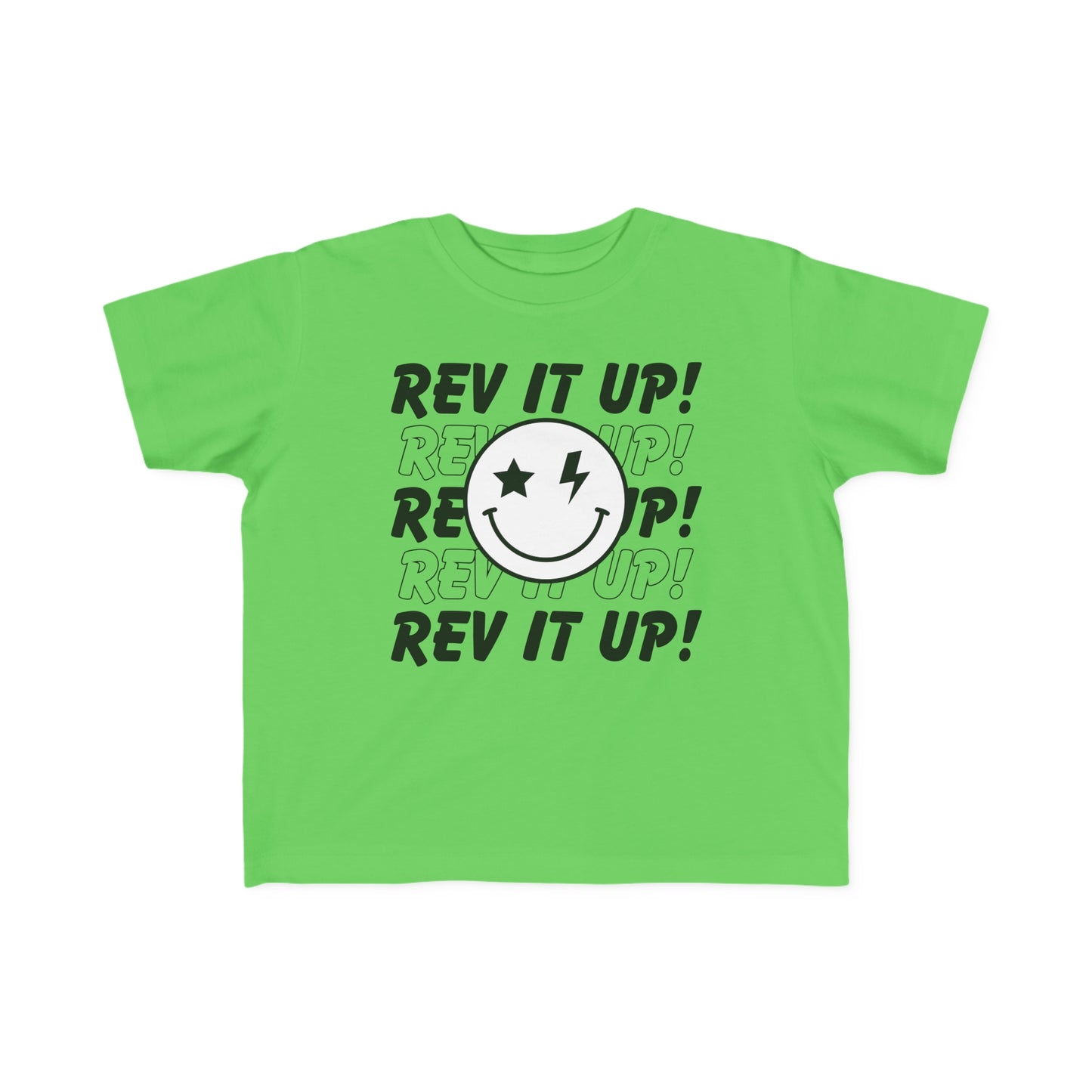 Rev It Up Smiley -Toddler's T-Shirt