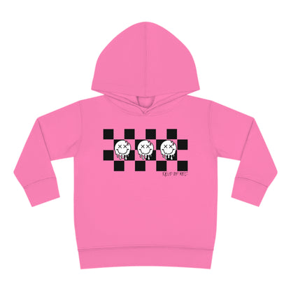 Checkered Smiley's- Toddler Hooded Sweatshirt