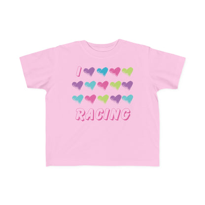 I Love Racing - Toddler's T-Shirt