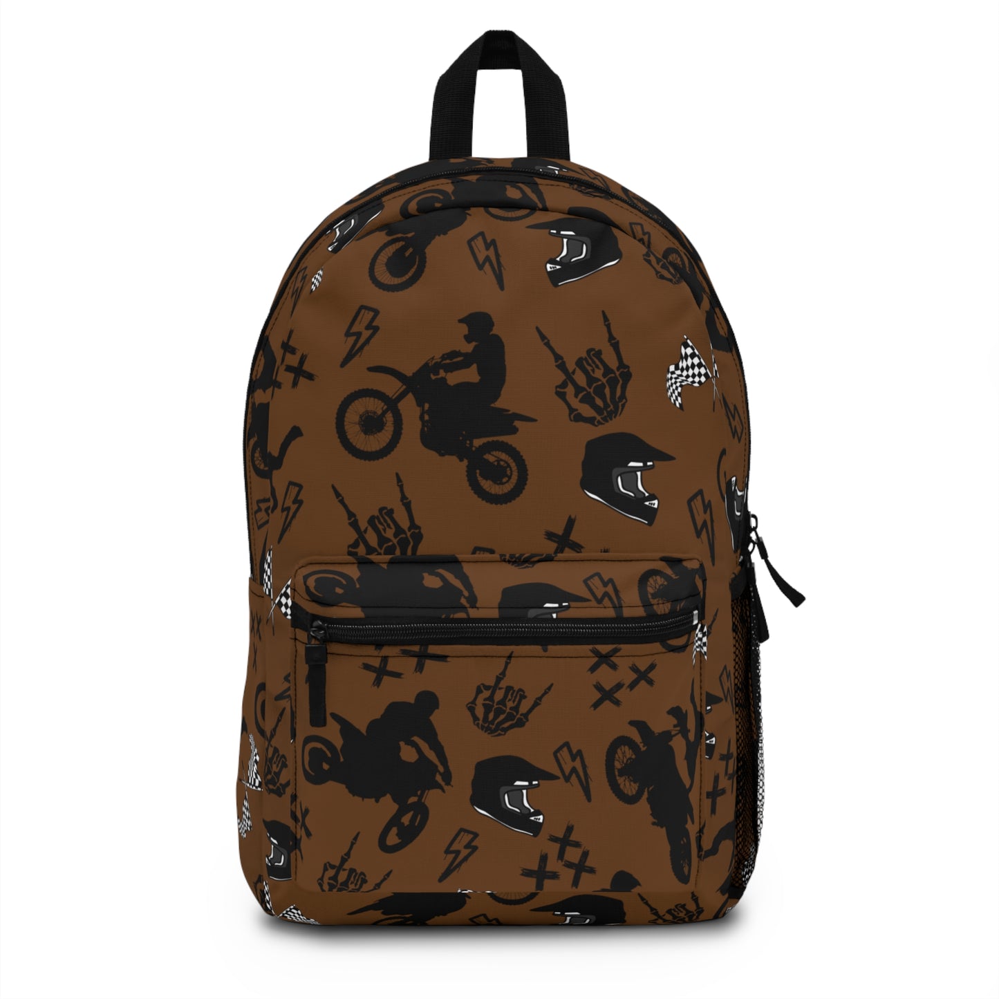 Moto Cross Backpack - Brown