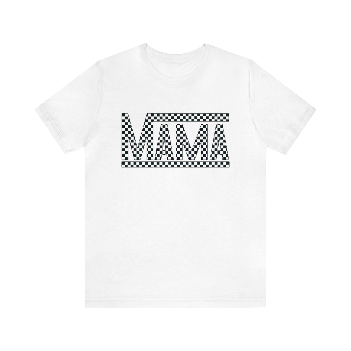 Checkered Mama- Adult T-Shirt