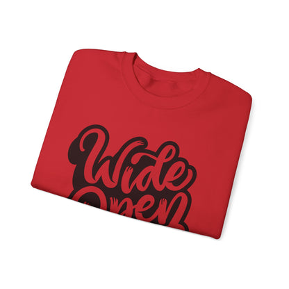 Wide Open- Adult Crewneck Sweatshirt