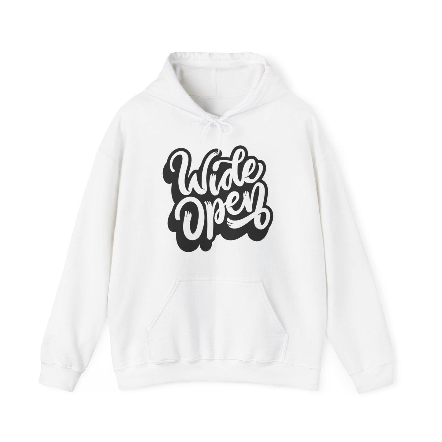 Wide Open- Adult Hooded Sweatshirt