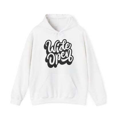 Wide Open- Adult Hooded Sweatshirt