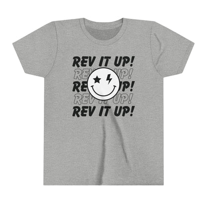 Rev It Up Smiley -Youth T-Shirt