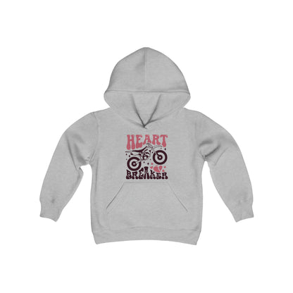 Heart Breaker-Youth Hooded Sweatshirt