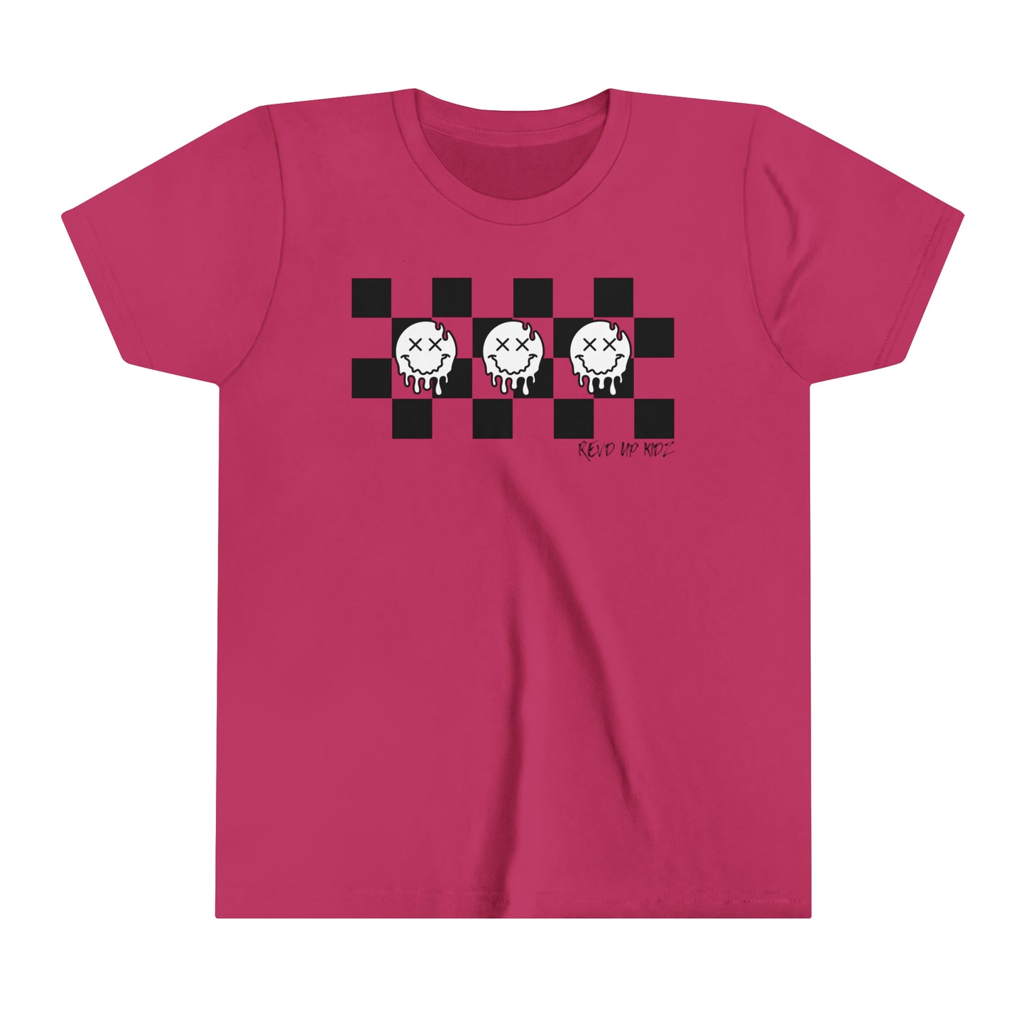 Checkered Smiley's- Youth T-Shirt