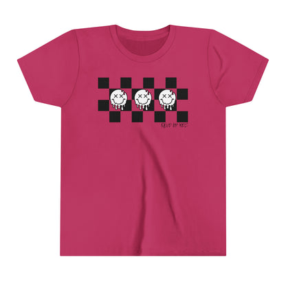 Checkered Smiley's- Youth T-Shirt