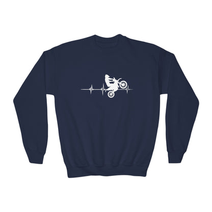 Heart Rate Moto - Youth Sweatshirt