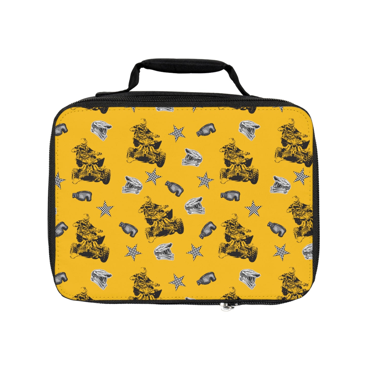 Quad Racing - Lunch Bag Yellow