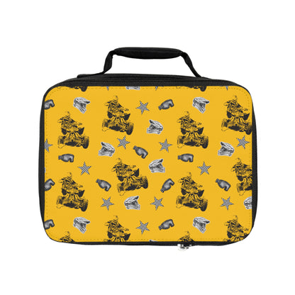 Quad Racing - Lunch Bag Yellow