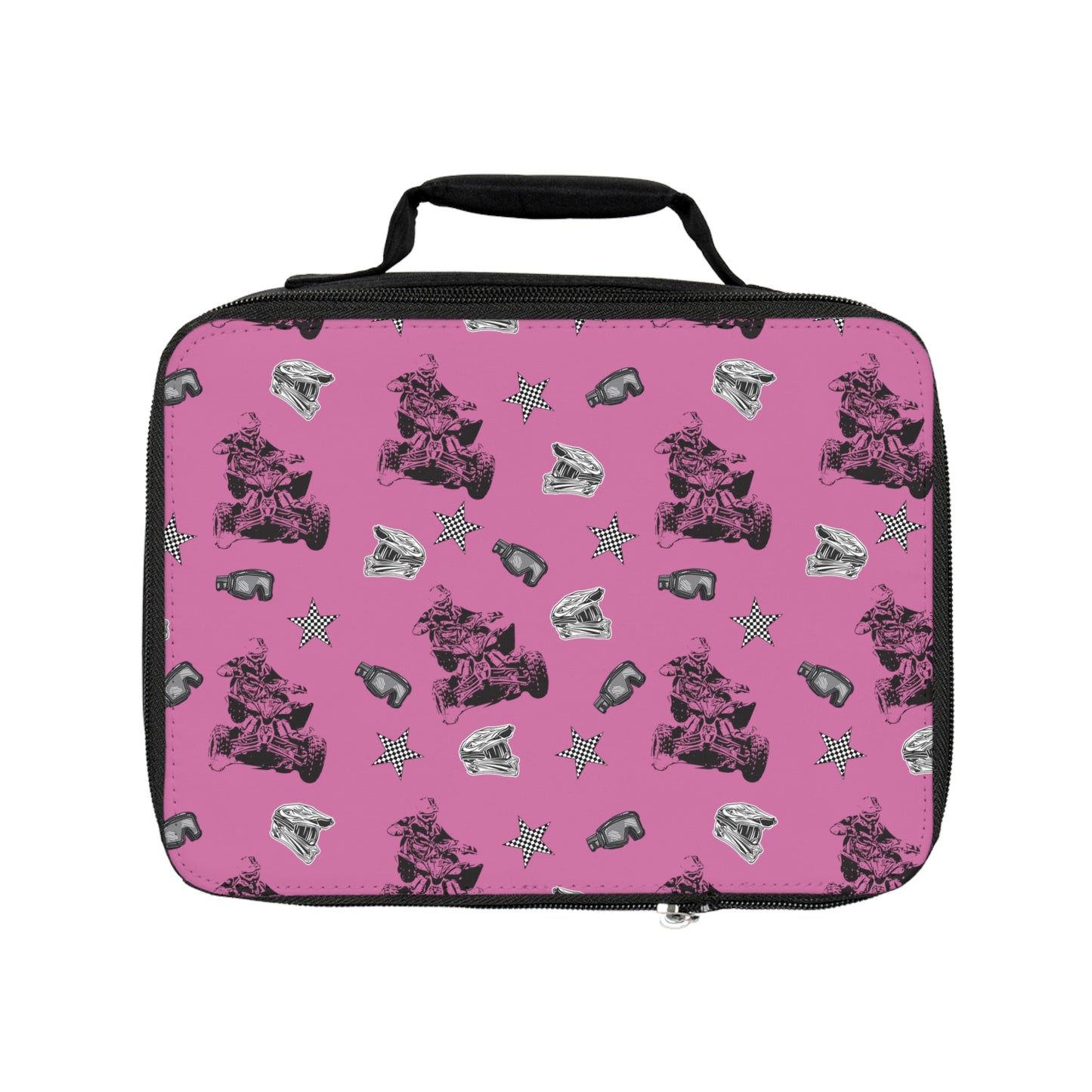 Quad Racing - Lunch Bag Light Pink