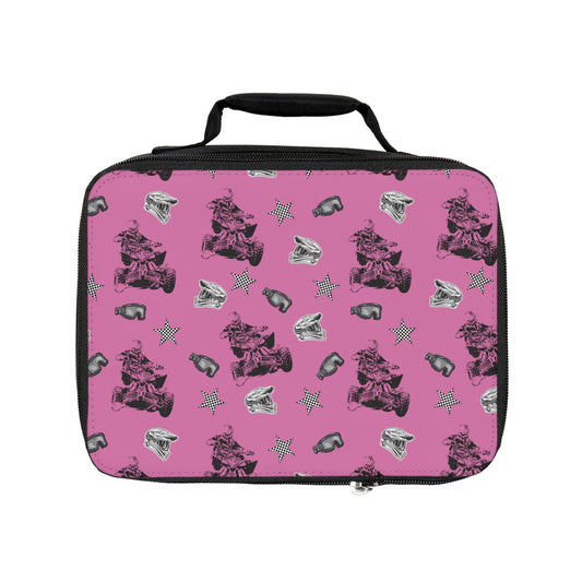 Quad Racing - Lunch Bag Light Pink