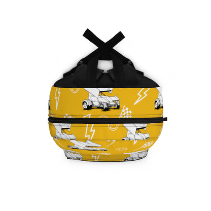 Sprint Car - Micro Racing Backpack - Yellow