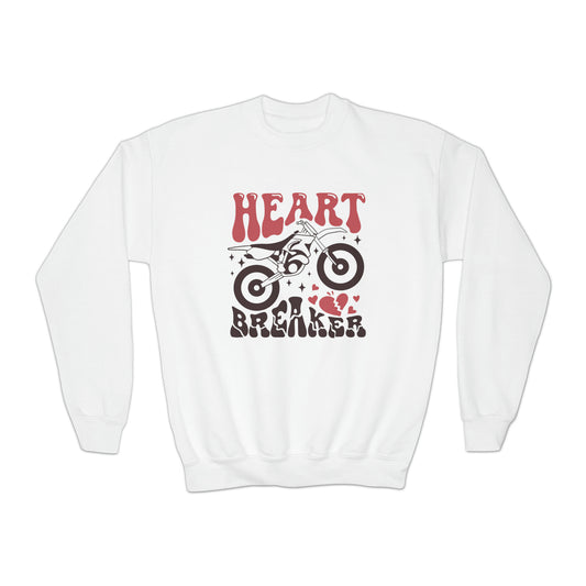 Heart Breaker-Youth Crewneck Sweatshirt