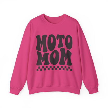 Moto Mom- Adult Crewneck Sweatshirt