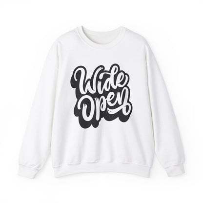 Wide Open- Adult Crewneck Sweatshirt