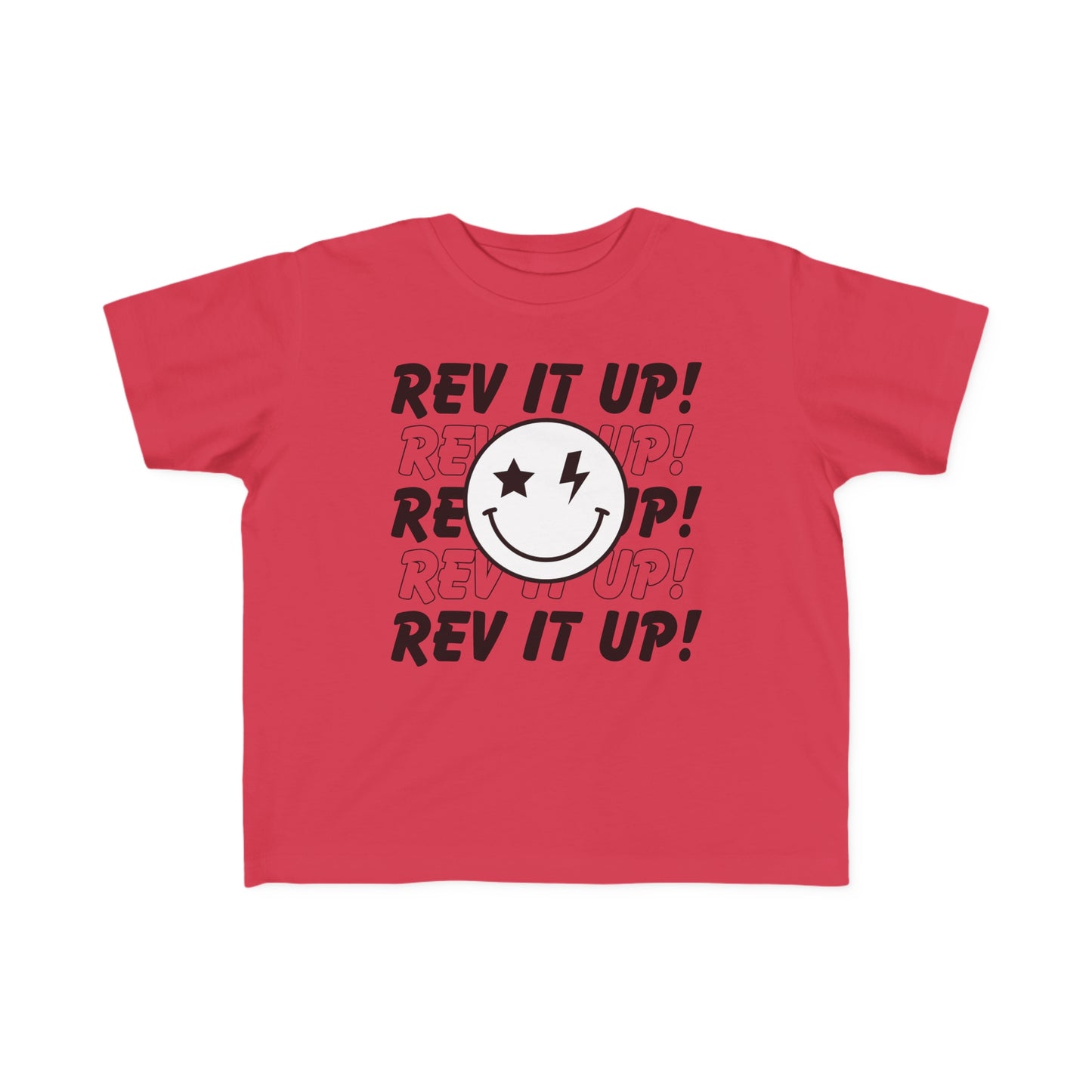 Rev It Up Smiley -Toddler's T-Shirt
