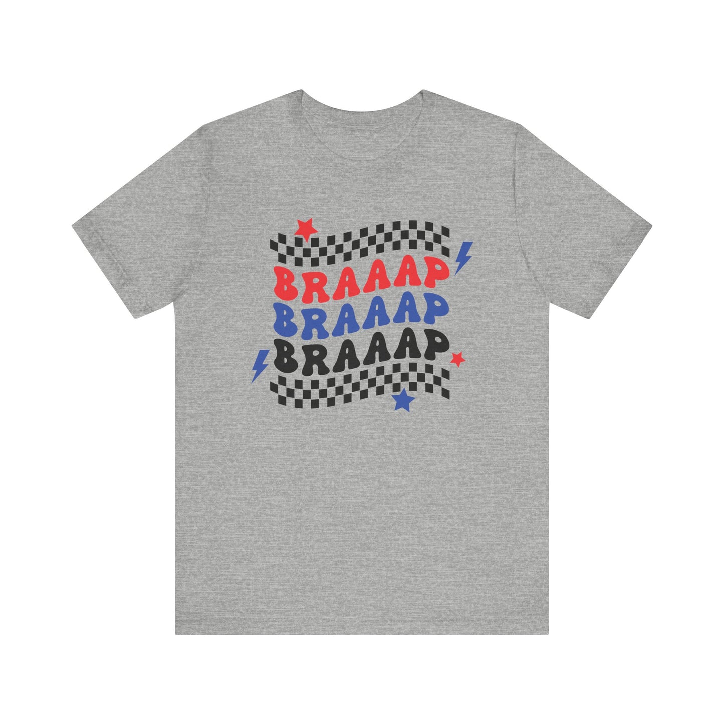 Red White and Blue BRAP- Adult T-Shirt