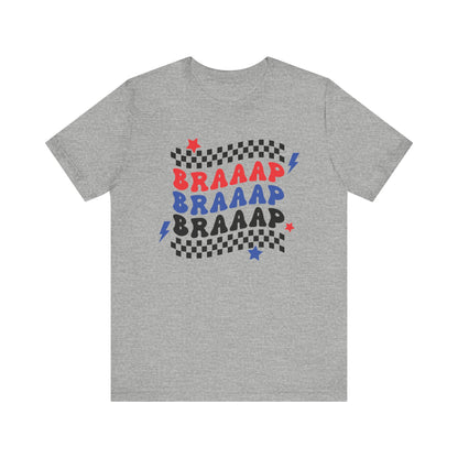 Red White and Blue BRAP- Adult T-Shirt