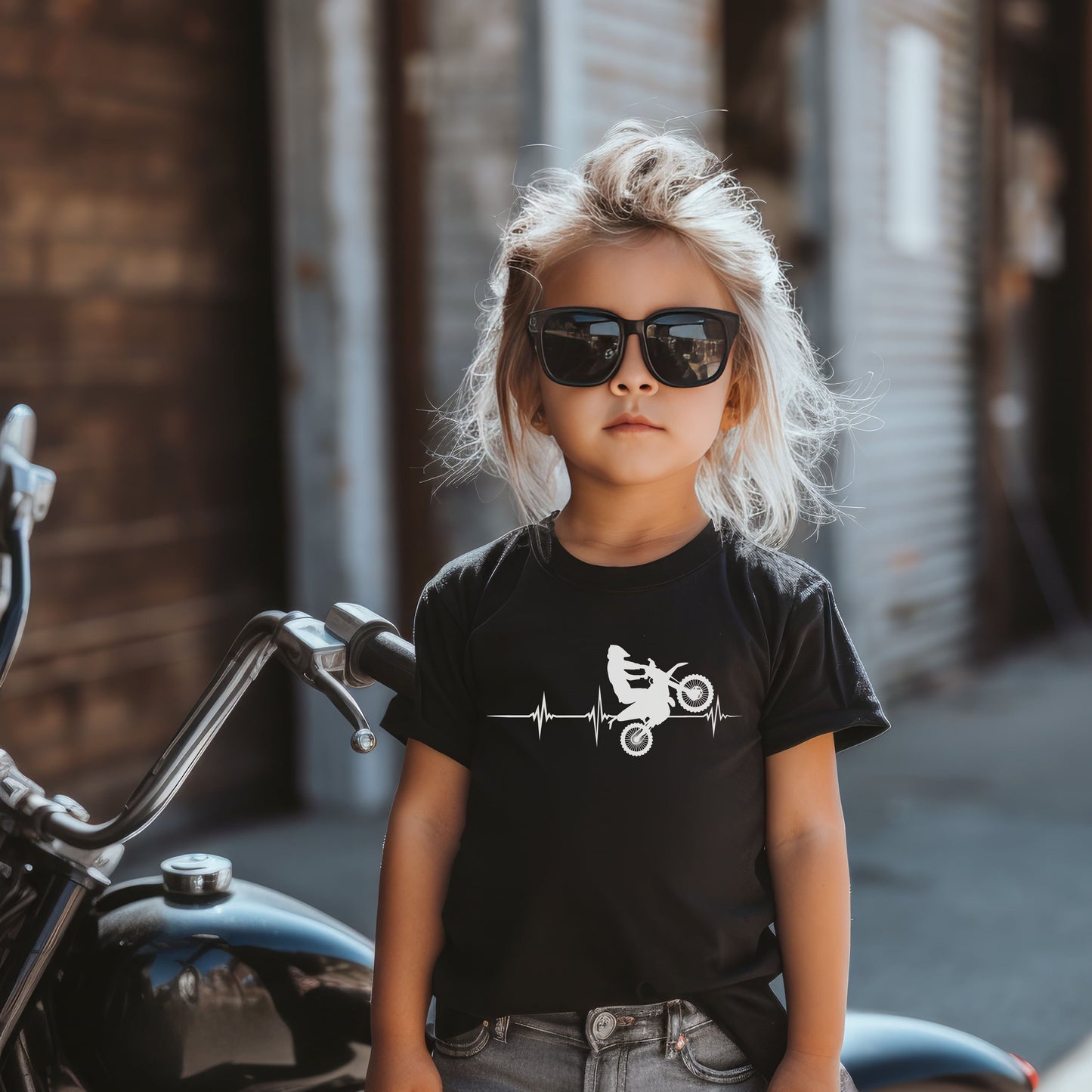 Heart Rate Moto -Youth T-shirt