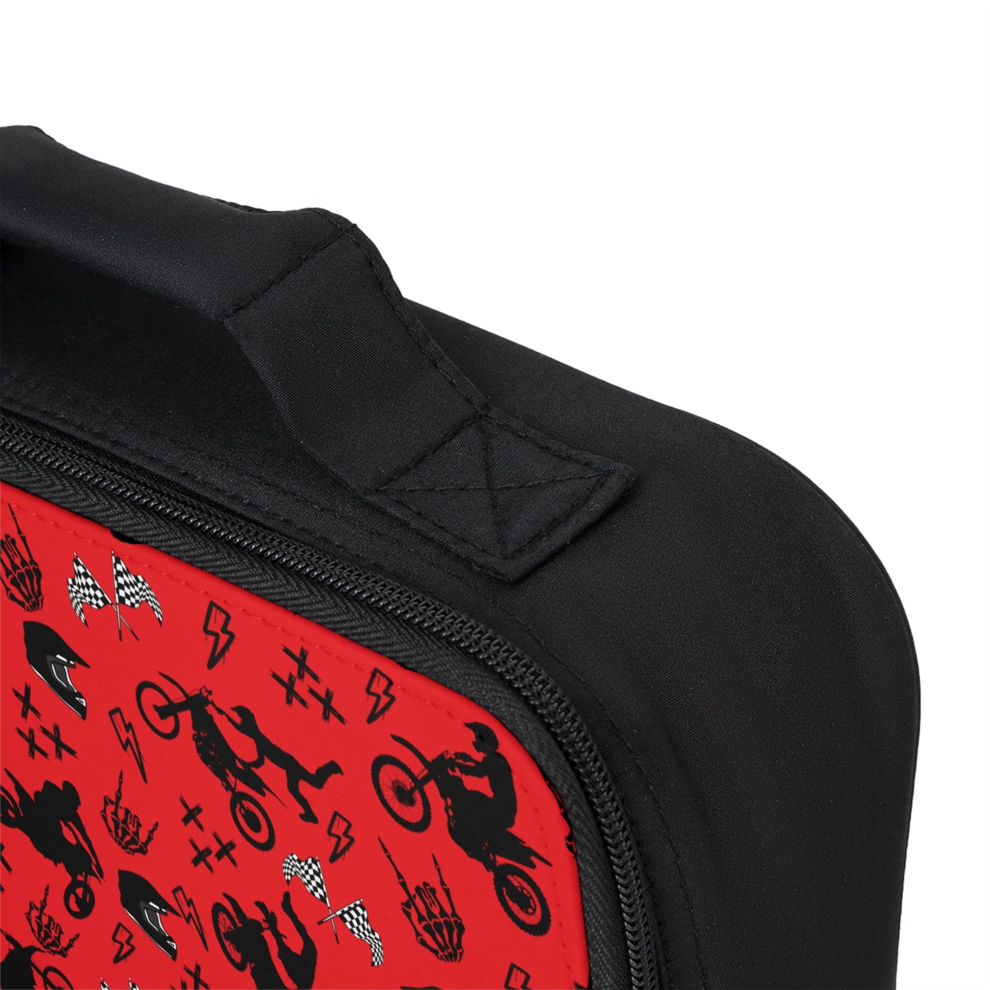 Moto Cross - Lunch Bag - Red