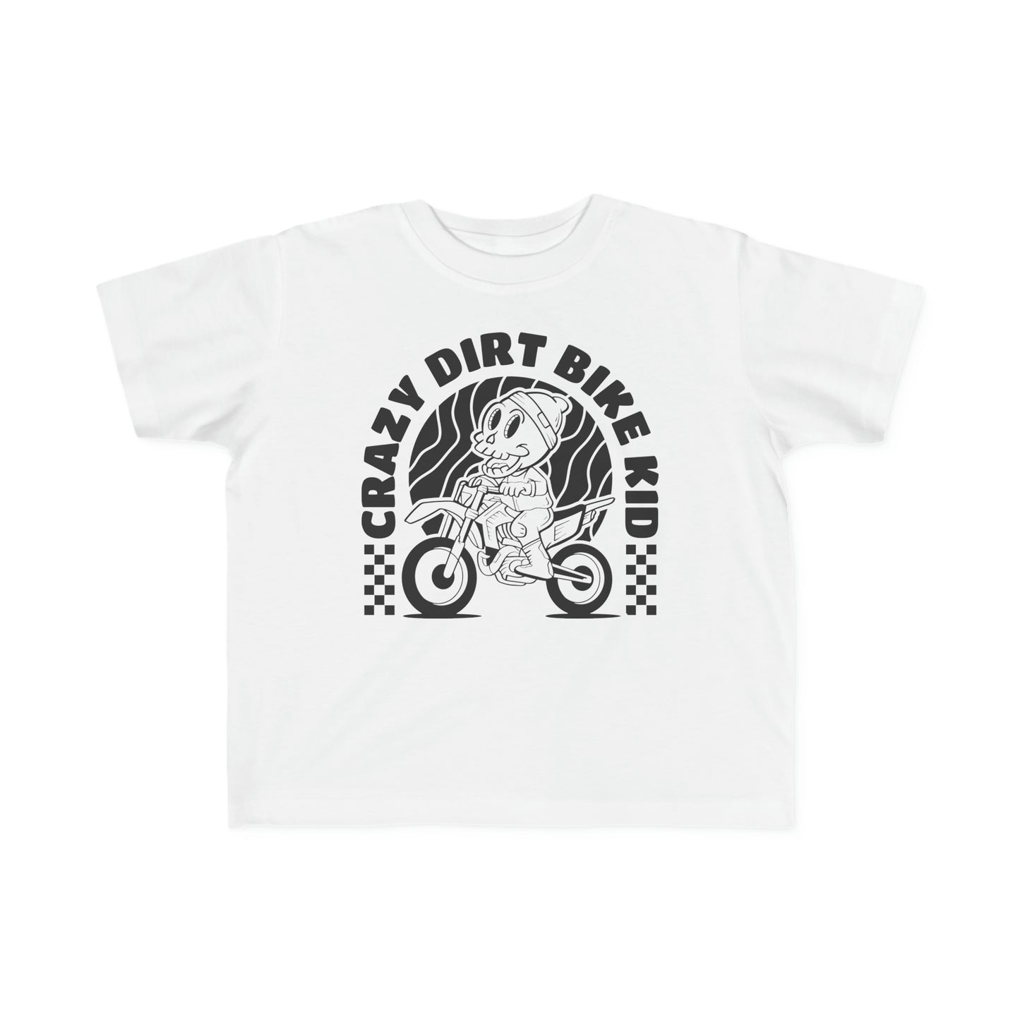 Crazy Dirt Bike Kid- Toddler T-Shirt