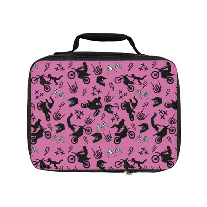 Moto Cross - Lunch Bag - Light Pink