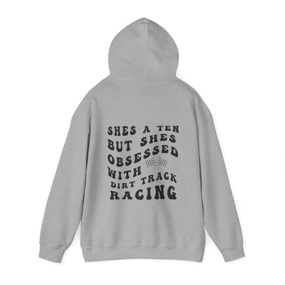 Shes A Ten- Adult Hooded Sweatshirt
