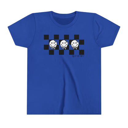 Checkered Smiley's- Youth T-Shirt