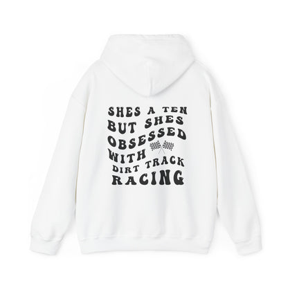 Shes A Ten- Adult Hooded Sweatshirt
