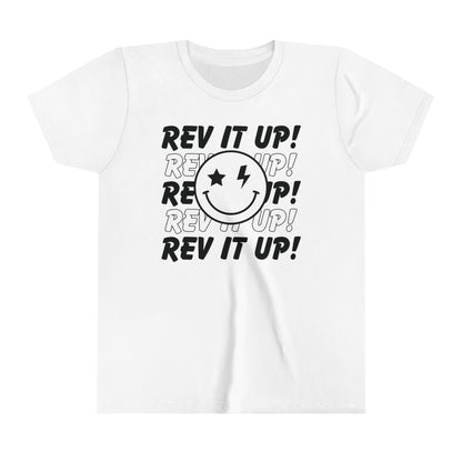 Rev It Up Smiley -Youth T-Shirt