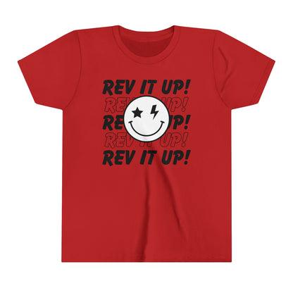 Rev It Up Smiley -Youth T-Shirt