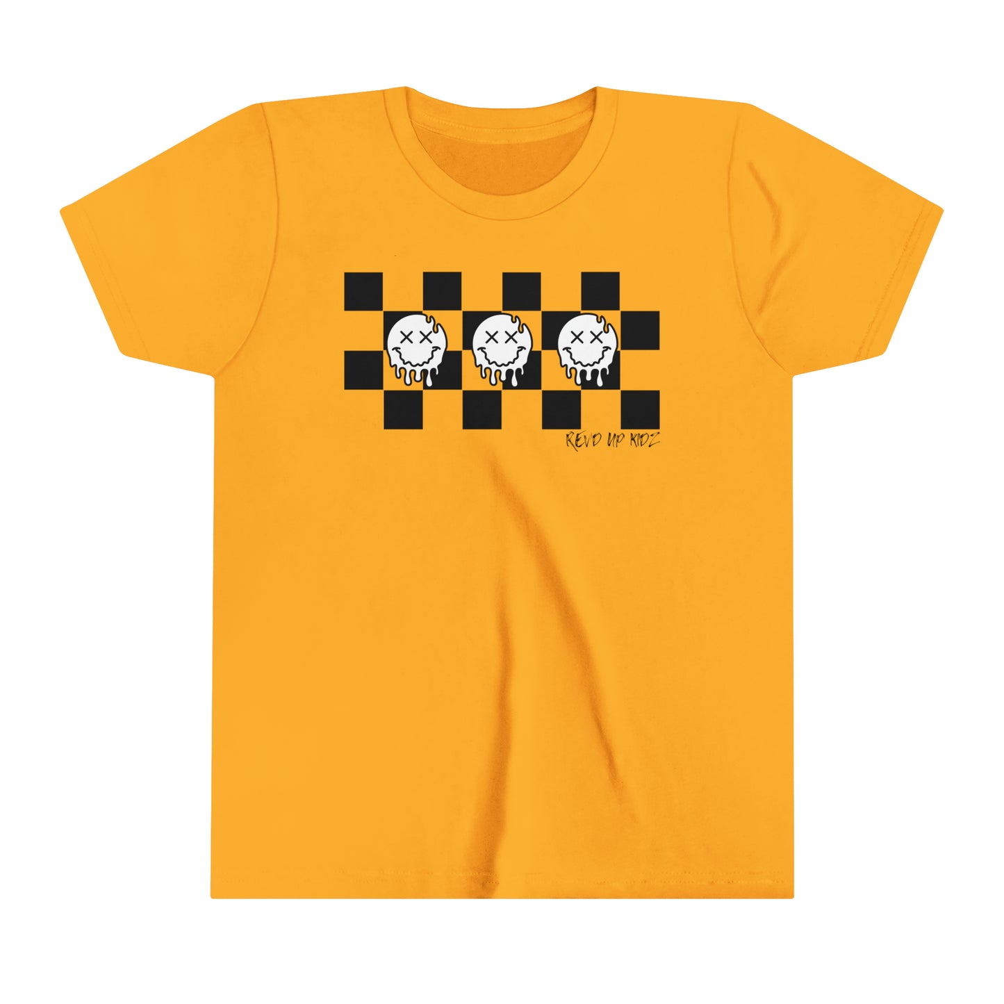 Checkered Smiley's- Youth T-Shirt