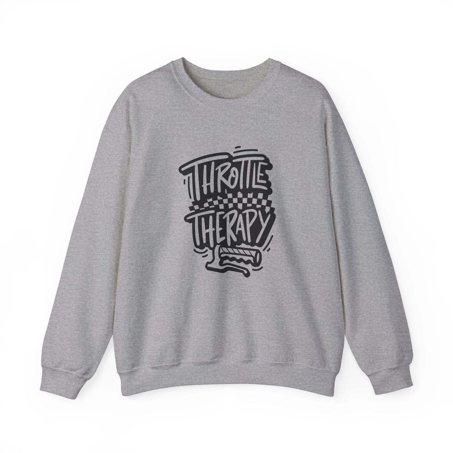 Throttle Therapy- Adult Crewneck Sweatshirt