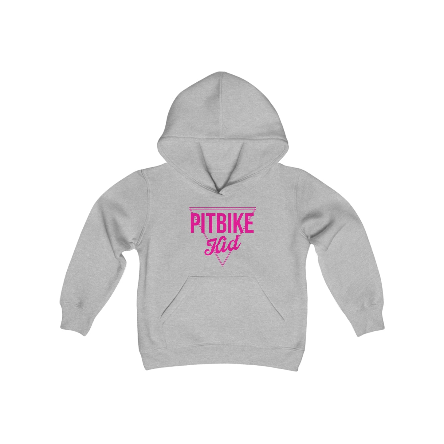 Pit Bike Kid Pink - Youth Hooded Sweatshirt