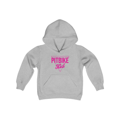 Pit Bike Kid Pink - Youth Hooded Sweatshirt