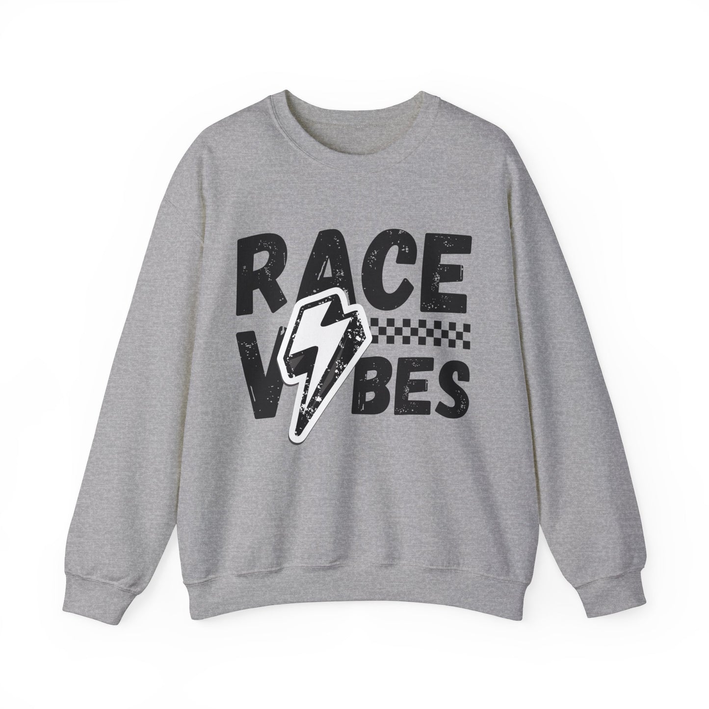 Bolted Race Vibes- Adult Crewneck Sweatshirt