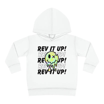 Rev It Up Retro Smiley -Toddler Hooded Sweatshirt