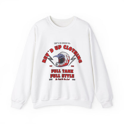 Vintage Helmet- Adult Crewneck Sweatshirt