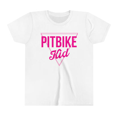 Pit Bike Kid Pink -Youth T-Shirt