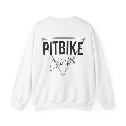 Pit Bike Chicks- Adult Crewneck Sweatshirt