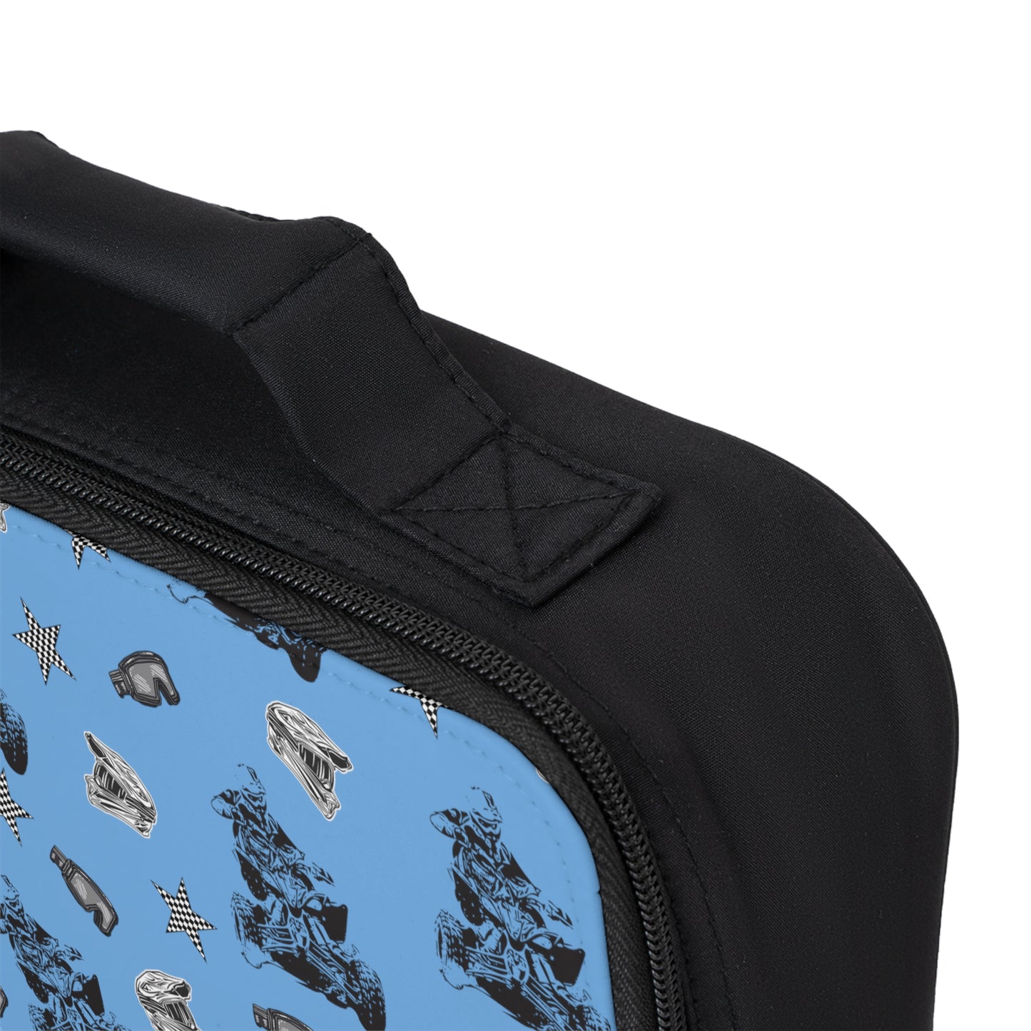 Quad Racing - Lunch Bag Light Blue